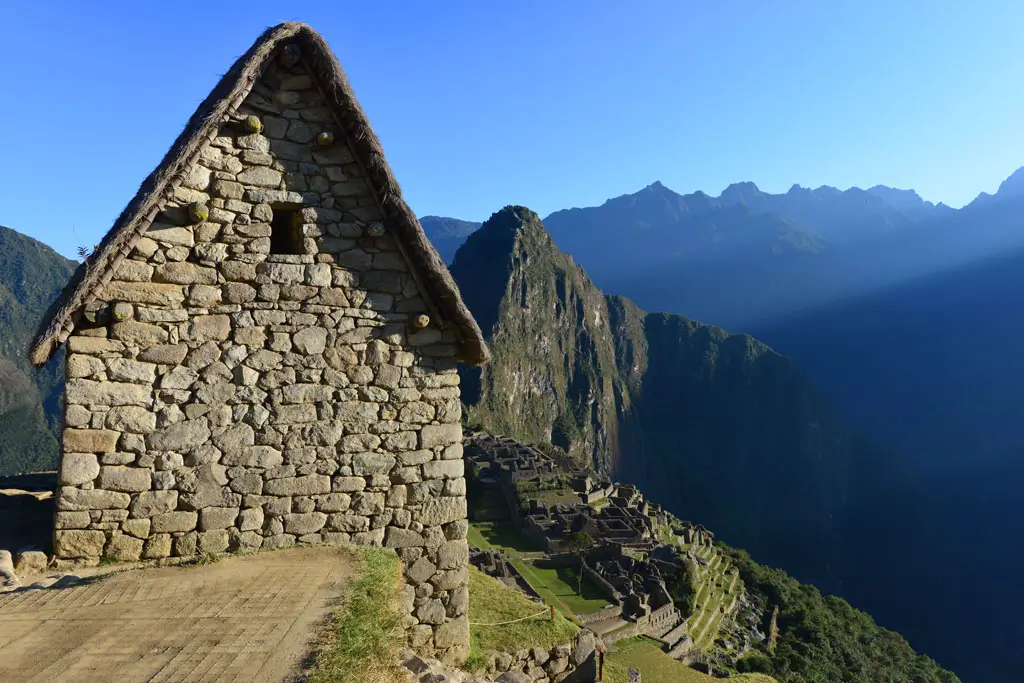 Machu Picchu house of the Guardian